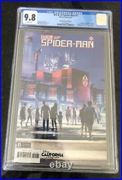 W. E. B. Of Spider-man 1 Cgc 9.8? Matuszak Disney Theme Park Variant