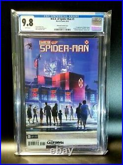 W. E. B. Of Spider-man 1 Cgc 9.8 Matuszak Disney Theme Park Variant