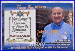 Walt DISNEY Imagineering Legend MARTY SKLAR Disneyland Window Button WDI HTF