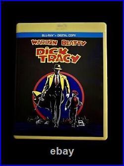 Walt DisneyT DICK TRACY Blu-Ray Movie YELLOW VARIANT Theme Park Exclusive OOP