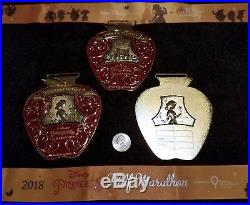 Walt Disney 2018 fairy tale challenge 4 finisher medals 2 spinners beautiful