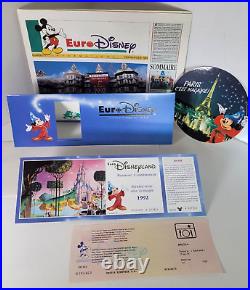 Walt Disney Euro Disney 1992 Opening Commemorative Passport Ticket & Newsletter Walt Disney Euro Disney 1992 Opening Commemorative Passport Ticket & Newsletter