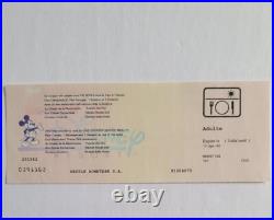 Walt Disney Euro Disney 1992 Opening Commemorative Passport Ticket & Newsletter Walt Disney Euro Disney 1992 Opening Commemorative Passport Ticket & Newsletter