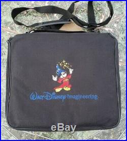 Walt Disney Imagineering Large Black Pin Trading Bag WDI Sorcerer Mickey