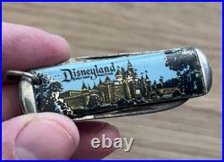 Walt Disney Productions Disneyland Theme Park Souvenir 2 Blade Folding Knife