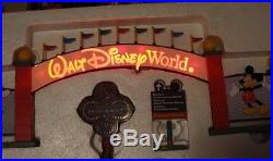 Walt Disney Theme Park Collection Monorail Accessories 5 Resort Signs With box