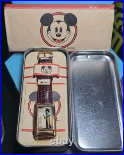 Walt Disney Theme Parks And Resorts Walt With Mickey Shadow Watch Lim. Ed. 5000