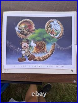 Walt Disney Theme Parks Prints. Set Of 4. Rare. 14x11