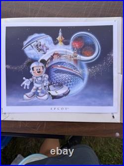 Walt Disney Theme Parks Prints. Set Of 4. Rare. 14x11