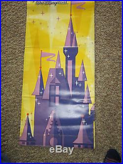 Walt Disney World 100 Years Magic Theme Park Banner Prop Hang Sign Magic Kingdom