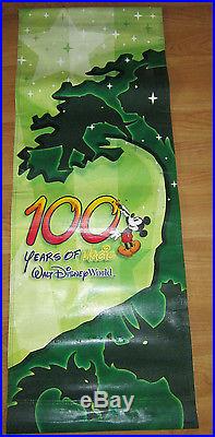 Walt Disney World 100 Years Magic Theme Park Banner Prop Sign Animal Kingdom