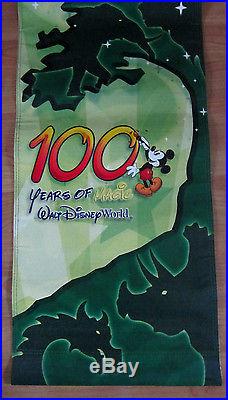 Walt Disney World 100 Years Magic Theme Park Banner Prop Sign Animal Kingdom