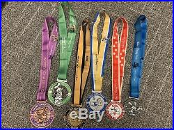 Walt Disney World 2019 Marathon Weekend Finisher Medals ALL 6 Medals Dopey Runs
