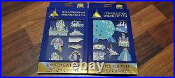 Walt Disney World 50th Anniversary 8 Pin Magic Kingdom Epcot Box Set LE 1500