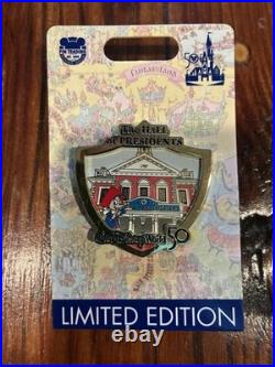 Walt Disney World 50th Anniversary Attraction Crest Pins Lot Of 6