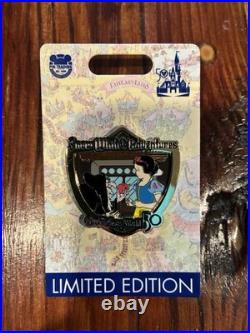 Walt Disney World 50th Anniversary Attraction Crest Pins Lot Of 6