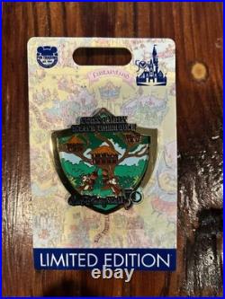 Walt Disney World 50th Anniversary Attraction Crest Pins Lot Of 6