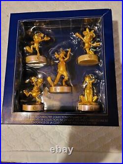 Walt Disney World 50th Anniversary Fab 50 Gold Magic Kingdom Ornaments