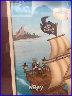 Walt Disney World 8 Pin Framed Limited Edition Set Pirates Life for Me MINT