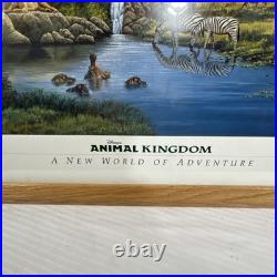 Walt Disney World Animal Kingdom Theme Park Opening Day Artist Signed Print