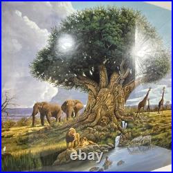 Walt Disney World Animal Kingdom Theme Park Opening Day Artist Signed Print