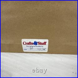 Walt Disney World Animal Kingdom Theme Park Opening Day Artist Signed Print