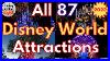 Walt Disney World Attraction Guide All Rides In All Four Parks 2022 Orlando Florida