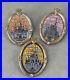 Walt Disney World Castle Disney Parks, 2005 Stained Glass Pin Lot Of 3! Rare