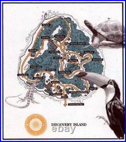 Walt Disney World Discovery Island (1999) Lemur, Tortise, Crane Pin