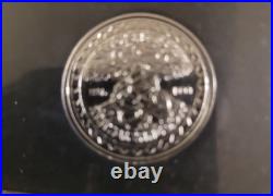 Walt Disney World Fab 5 Theme Park Icons Framed Lithograph & 4 Parks Coin Set