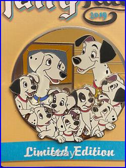 Walt Disney World Fairy Tails 2019 Event 101 Dalmatians Pin Perdita Pongo Puppy