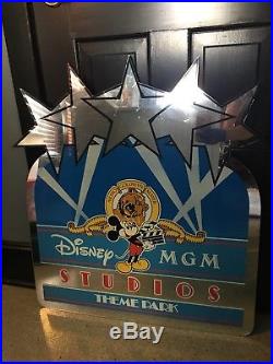 Walt Disney World MGM Studios Theme Park Sign Prop Mirror rare