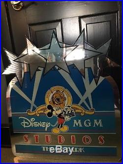 Walt Disney World MGM Studios Theme Park Sign Prop Mirror rare