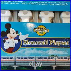 Walt Disney World Monorail Teal Playset Mickey Mouse Theme Park Edition Tested