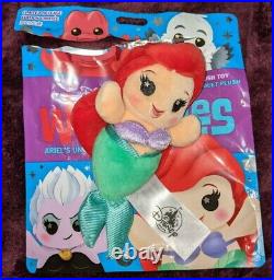 Walt Disney World Parks Wishables Little Mermaid Ariel New With Bag 2019 LR