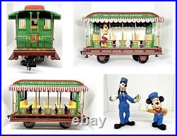 Walt Disney World R. R. Theme Park Mickey And Friends Train Car & Figures Used