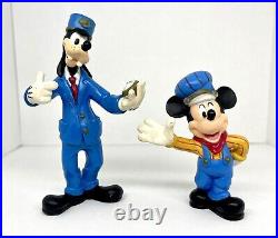 Walt Disney World R. R. Theme Park Mickey And Friends Train Car & Figures Used