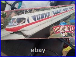 Walt Disney World Red Monorail With Monorail Track Theme Park Exclusive IOB