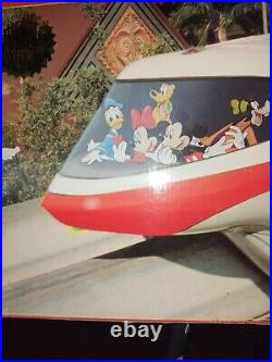 Walt Disney World Red Monorail With Monorail Track Theme Park Exclusive IOB