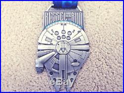 Walt Disney World Star Wars Dark Side Marathon Kessel Run Medal RunDisney