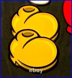 Walt Disney World Theme Park Exclusive Mickey Mouse Body Plastic Plates (6)