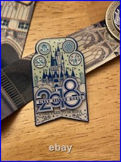 Walt Disney World Theme Park Pins With Lanyard