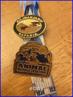 Walt Disney World Theme Park Pins With Lanyard