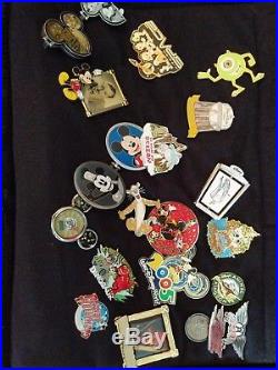 Walt Disney World Trading Pins Collectible Lot 2 Lanyards and mickey watch