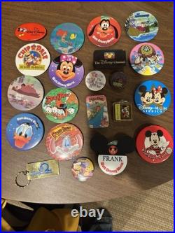 Walt Disney World Vintage Buttons Key Chains And Other