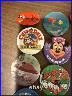 Walt Disney World Vintage Buttons Key Chains And Other