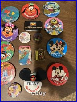 Walt Disney World Vintage Buttons Key Chains And Other