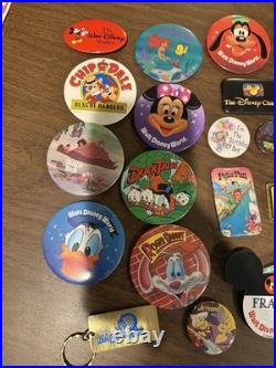 Walt Disney World Vintage Buttons Key Chains And Other