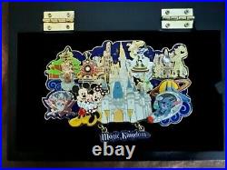 Wdw Disney Pin Four Park Super Jumbo Magic Kingdom Limited To 1000 New