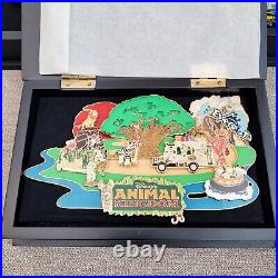 Wdw Disney Pin Set Four Park Super Jumbo Magic Kingdom Epcot Mgm Le 1000